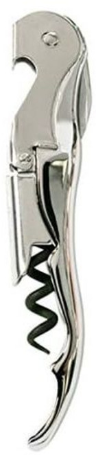 풀탭의 풀텍스 프리미엄 더블 힌지 웨이터 코크스크류 와인 오프너 및 호일 커터 맥주병 크롬, 1개