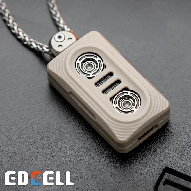 EDCELL 테이프드라이브 피젯 슬라이더 기계식 자석 연결 목걸이 펜던트 푸시 스트레스 해소 장난감 불안 완, 01 PEEK