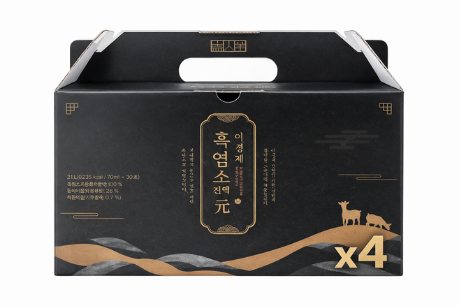래오이경제 흑염소진액 원, 70ml, 120개