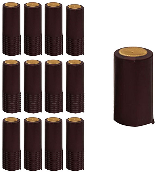 가인글로벌 루땡 탑씰 수축필름, 120개, 절취선 팁타입 (32파이) 진자주