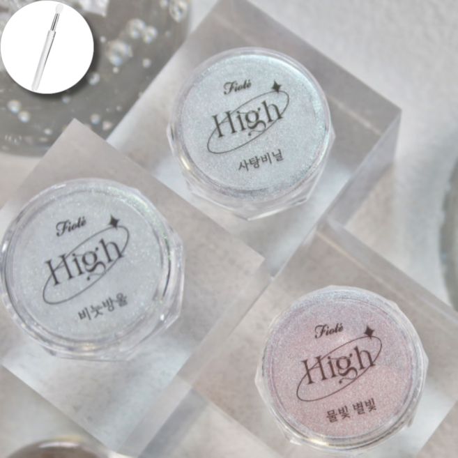 피오떼 하이미러파우더 HI05 물빛별빛 네일 미러파우더, HI-07 비눗방울, 1개