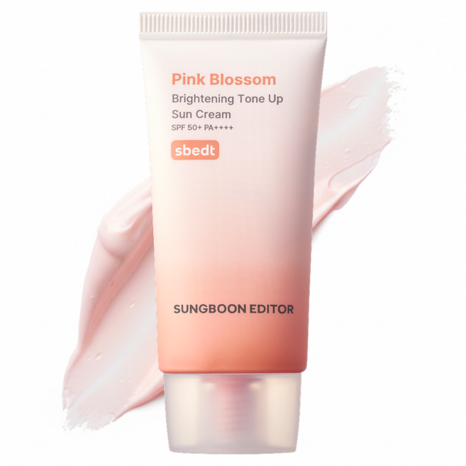 성분에디터 미백 수분 톤업 핑크블라썸 선크림, 1개, 50ml
