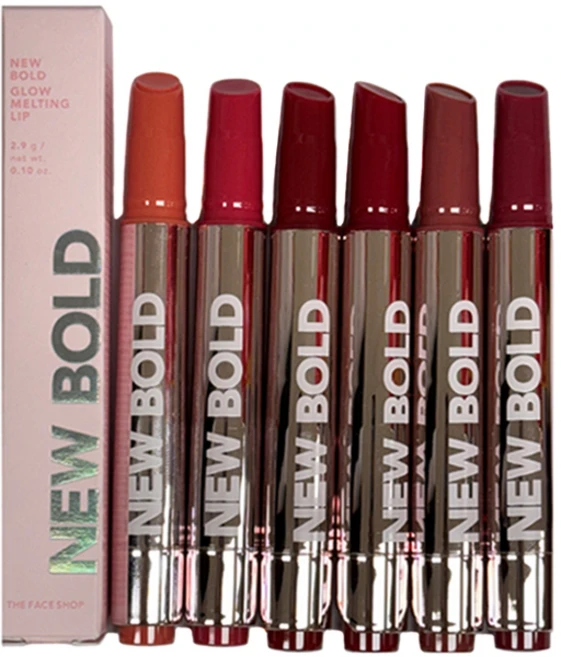 더페이스샵 fmgt 뉴 볼드 글로우 멜팅 립 2.9g (01호~06호) (NEW), 1개, 04 체리쿨라썸 - 쿠팡