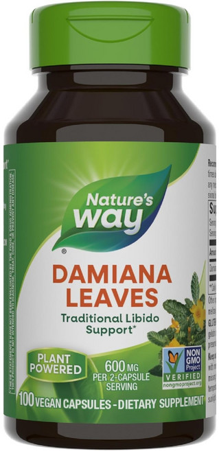 Nature's Way 然萃維 透納葉素食膠囊 600mg, 100顆, 1罐