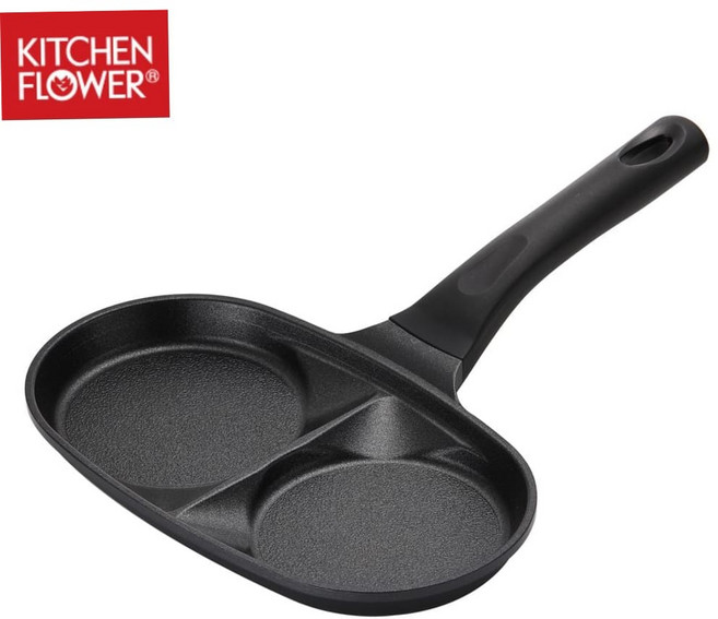 에그팬 키친플라워 멀티 2구 계란 후라이팬 79000EA 1EA, 본상품