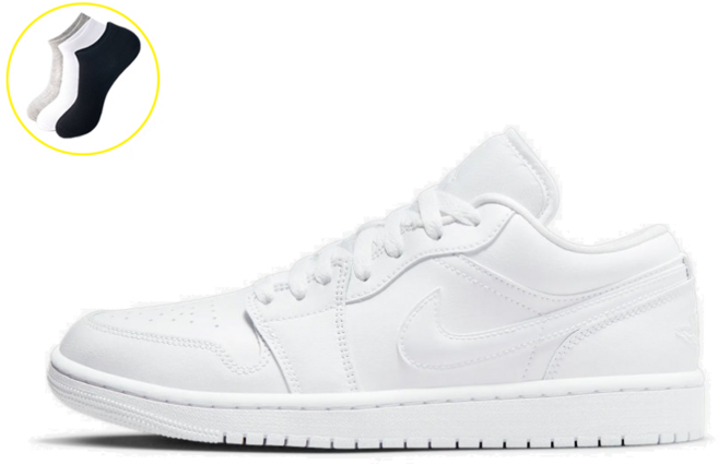 [국내매장판] 국내매장판 나이키 에어 조던 1 로우 (DC0774-102 DV0990-111) + 데일리양말 증정