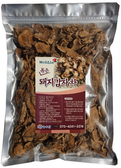 해남농수산 국산 볶은 돼지감자 차, 1kg, 1개