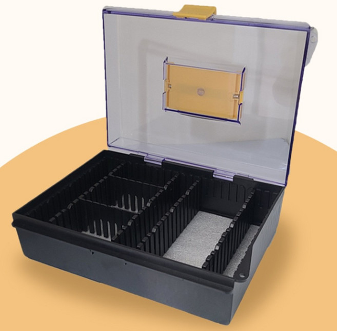 매표 회사도장 보관함 대형 도장통 직인 인장함, 흑색