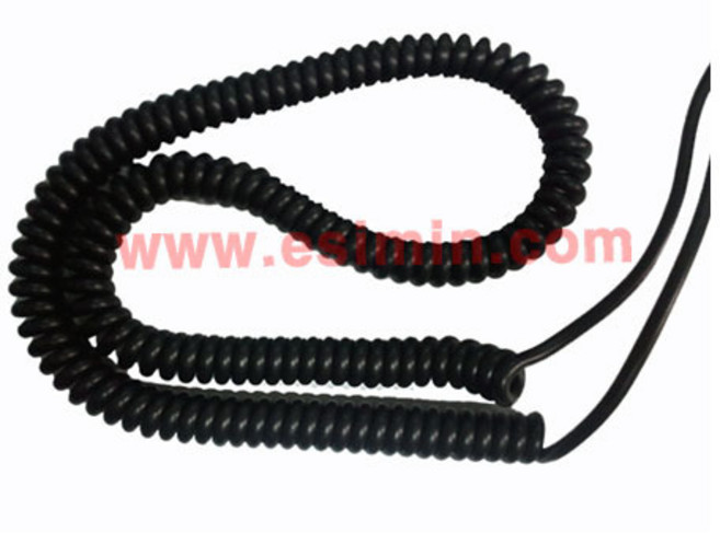 0.75SQ X 3C 5M 스프링코드 스프링전선 스프링선 케이블, 1개