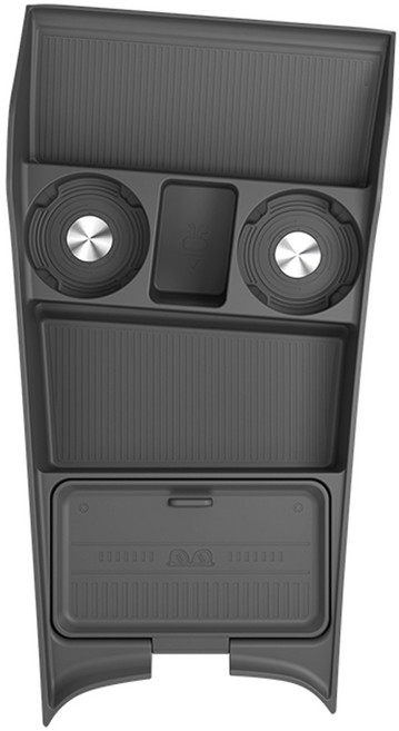 3위 - 지파츠 지파츠 더뉴 투싼 NX4 페이스리프트 하단 콘솔트레이 수납함 친환경 실리콘 논슬립, 하단 콘솔 트레이