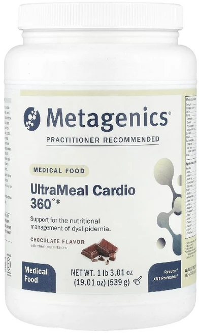 메타제닉스 울트라밀 카르디오 UltraMeal Cardio 360 초콜릿 539g, 1개 - 쿠팡