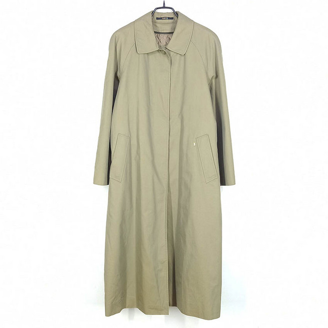 빈티지다온 닥스 여성 내피탈부착 벨트 롱 트렌치코트 카키