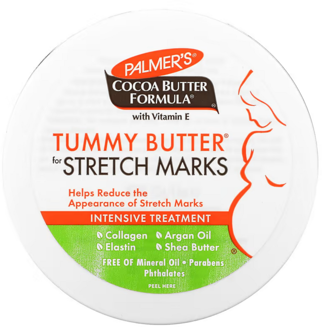 [국내당일배송] 파머즈 코코아 버터 포뮬라® - 비타민 E 튼살 완화 터미 버터, 124g, 1개