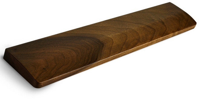 제닉스 엑스팜 호두나무 월넛 팜레스트 키보드 손목 받침대, 텐키리스, 1개