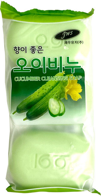 KT 향이 좋은 미용 비누 오이향 3P 오이비누 손비누, 90g, 3개입