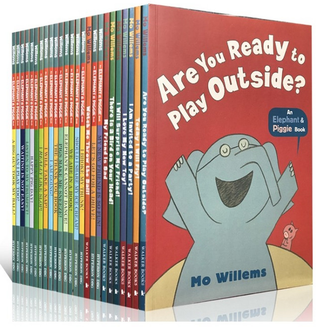 [다정책방] 국내 코끼리와 꿀꿀이 25권 세트 엘리펀트앤피기 영어원서 음원제공, k