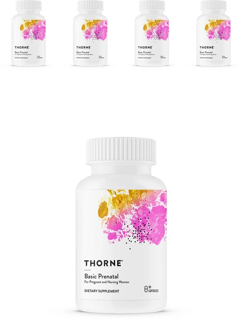 쏜리서치 베이직 프레나탈 포 프레그넌트 앤 락테이팅 우먼 캡슐, 90정, 5개 - 쿠팡