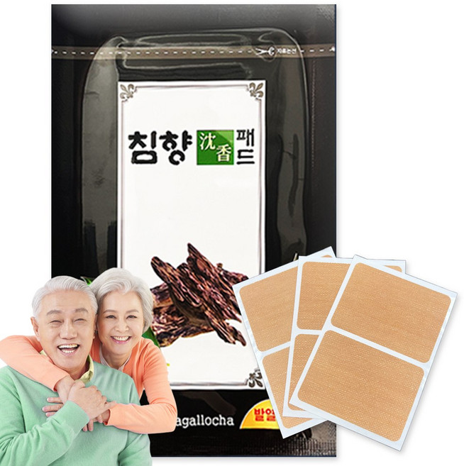 관절 허리 부착 침향 패드 파스, 5개, 6매