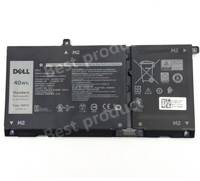 Dell Inspiron 호환 5502 5505 5509 5508 JK6Y6 H5CKD 배터리, 하얀색