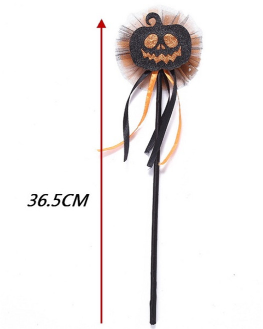 萬聖節南瓜仙女棒 36.5cm 派對裝飾魔法棒, 詳見包裝