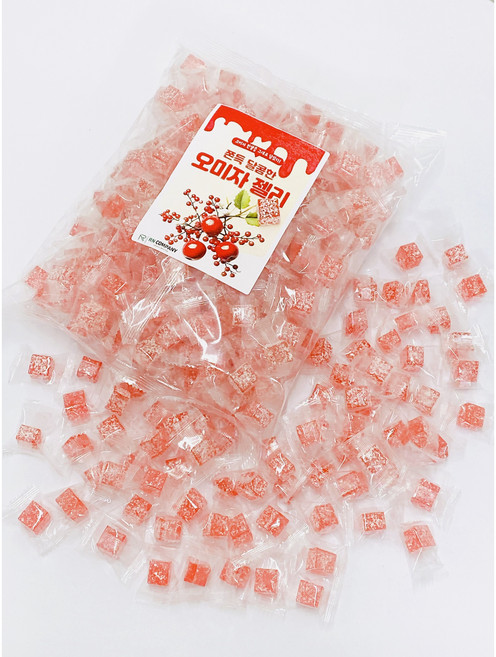 알엔컴퍼니 까먹는 오미자 젤리 1kg 과일 대용량, 2개