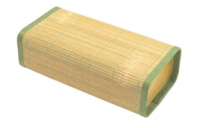 베스트데코 직사각 베개 여름베개 통풍베개 쿨베개 목침, 2.홍죽