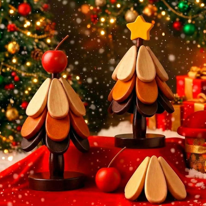 리브소나 센스있는 집들이 선물 트리 냄비 받침대 냄비받침, 1개, 샤이닝 스타