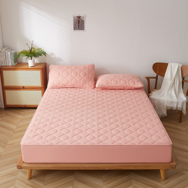 워시드코튼 방수 매트리스커버 완전방수 통기성 미끄럼방지