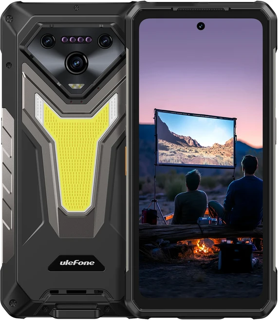 울레폰 아머 34 프로+ 5G AI 러기드폰 32GB+512GB 25500mAh 6.95인치 내장 프로젝터 120Hz 안드로이드 15 M, 01 Global Version, 13 5G