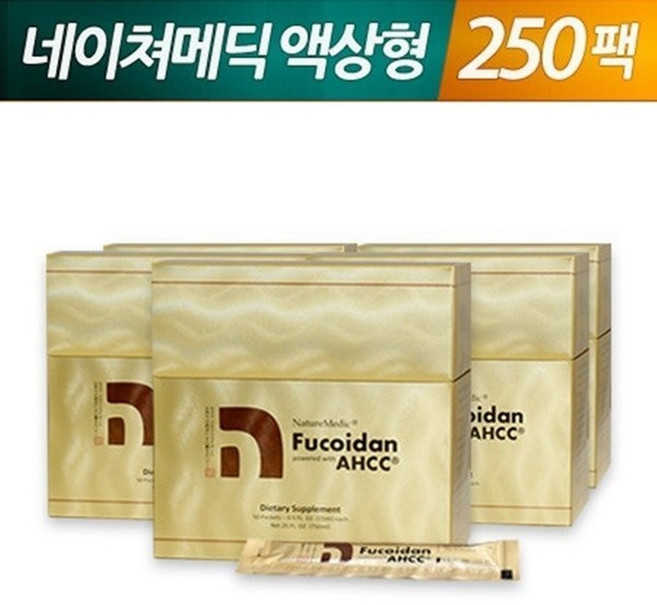 네이쳐메딕 AHCC 강화 후코이단 액상형 5세트, 5박스