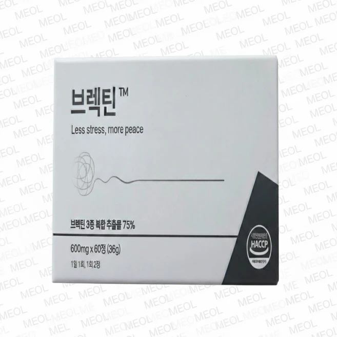 브렉틴 흰머리 전용 새치 사은품 6구 알약캡슐통 증정!!, 1박스, 60정 - 쿠팡