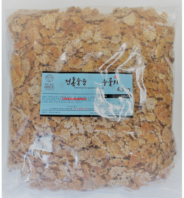 작은농부이야기 전통숭늉 현미 누룽지 4.5kg, 1개