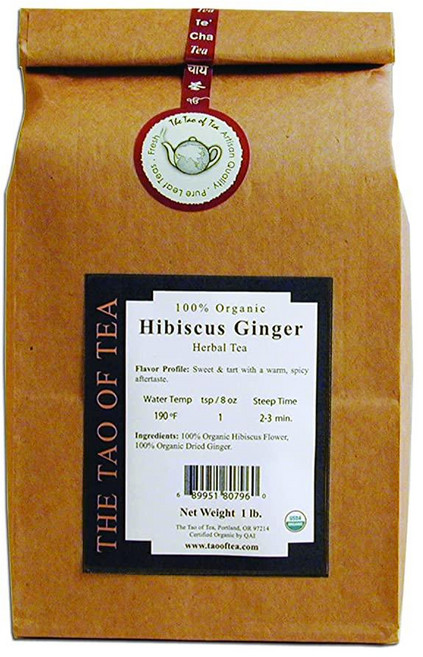 The Tao of Tea 레드 Bush Chai 100프로 루이보스 차이 0.5kg1파운드 140982, 1 Pound (Pack of 1), 히비스커스 생강, 1개, 1개