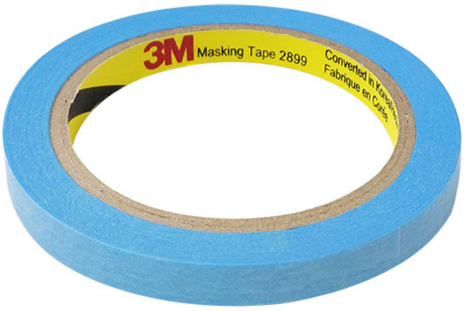 3M 종이 내열 마스킹테이프 2899 10mm x 40M, 1개