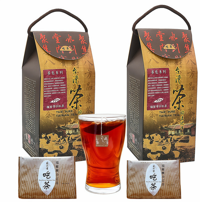 聚水堂 台灣福爾摩沙紅茶 紅玉 (2.5公克/26包入) X2盒, 2套, 茶葉包