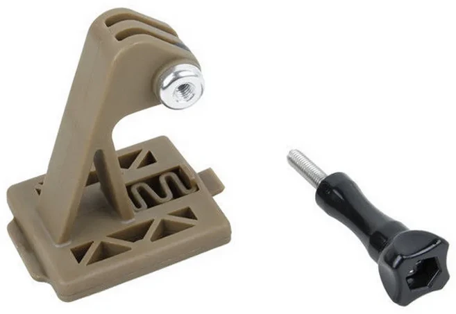 Gopro xiaoyi 4k 굴삭기 ARM 마운트 NVG 헬멧 베이스 브래킷 SJCAM용 블랙 탄용 전술