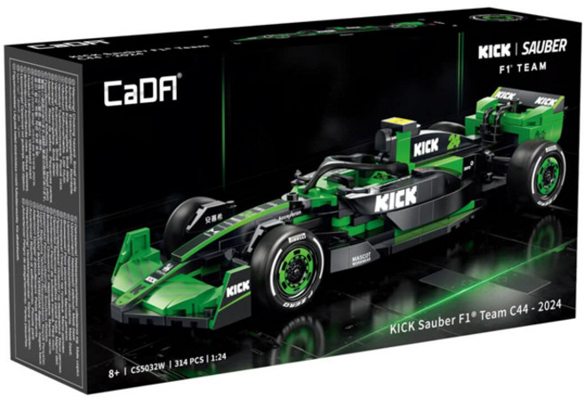 5위 - CaDa 카다 F1 자동차 호환블럭 스피드챔피언 킥 자우버 레이싱카, 스피드레이싱 킥자우버, 1개