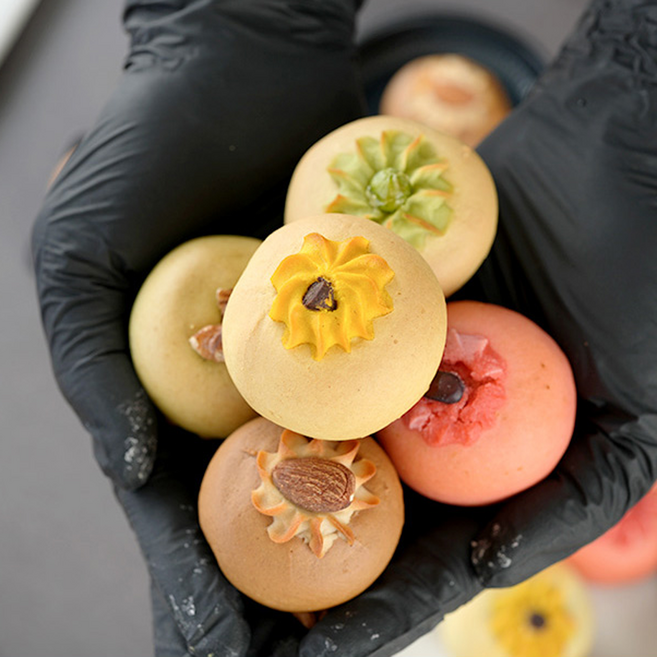 명절선물세트 제과기능장이 만든 만쥬선물세트 수제만쥬 고급포장, 만주 30구 아이스박스