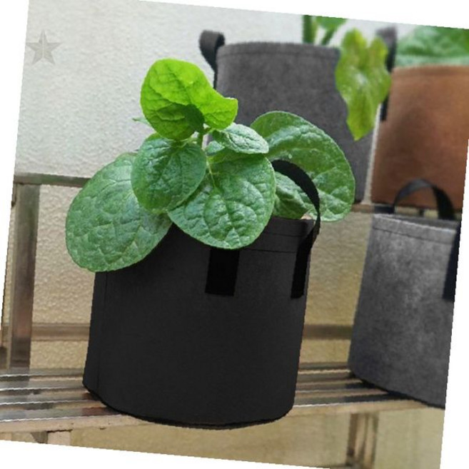 실내텃밭 재배용기 부직포소재 통기성 배수구조 베란다 테라스 공간활용 채소키우기, 1개, 상세페이지 참조