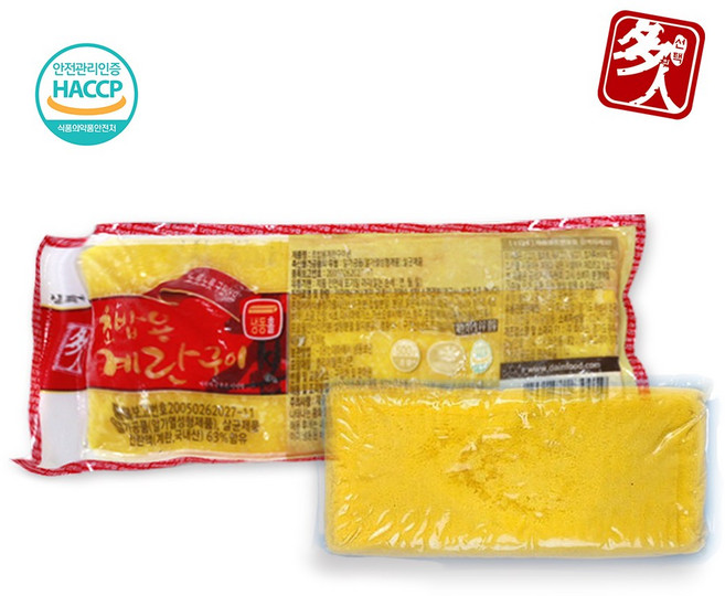 [다인] 초밥용 냉동 계란말이 홀 500g 다시마끼 초계란 달걀, 1개