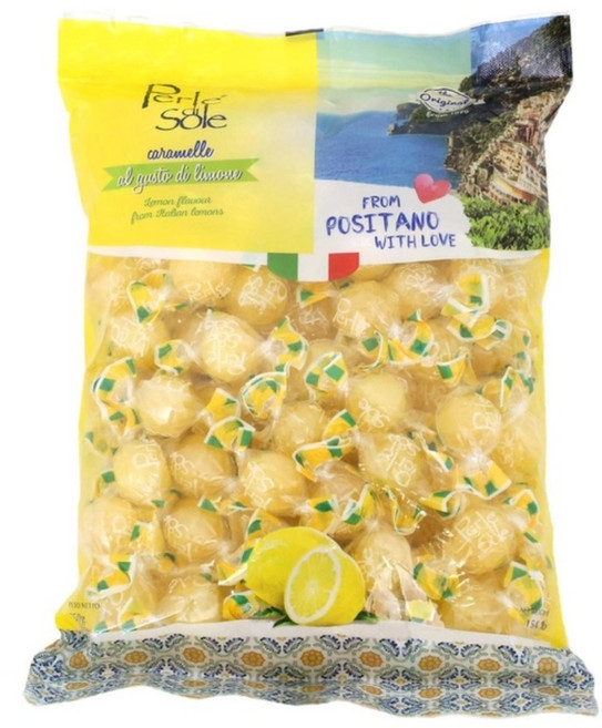 포지타노 레몬사탕 캔디 750g 코스트코 임산부 알 사탕 이탈리아 대용량 페를레디솔레, 1세트