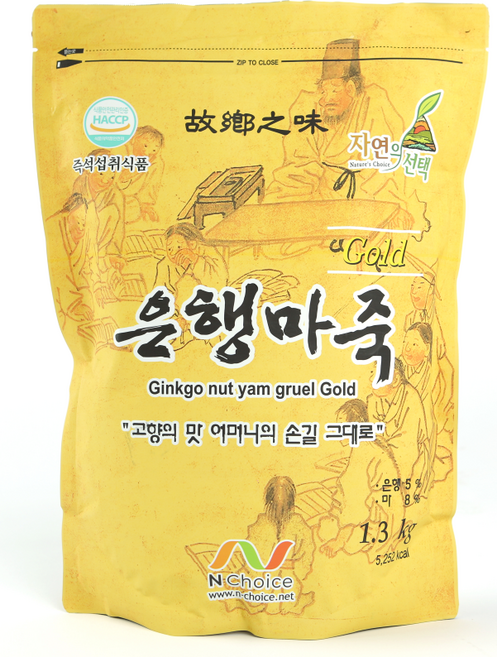 엔초이스 은행마죽골드, 1.3kg, 2개
