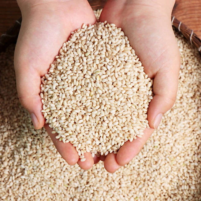 싸리재마을 국산 유기농 습식 현미 찹쌀가루 1kg, 1개