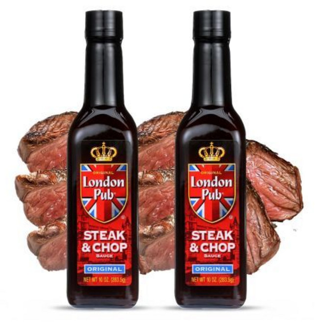London Pub 스테이크 앤 찹 소스 오리지널 Steak & Chop Sauce Original, 2개