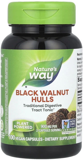 헁복하고 건강하세요 Nature's Way 흑호두 껍질 베지 캡슐 100정(캡슐 1정당 450mg) 늘 챙기셔야합니다, NaturesWay흑호두껍질베지캡슐100정캡슐1정당45, 1개 - 쿠팡