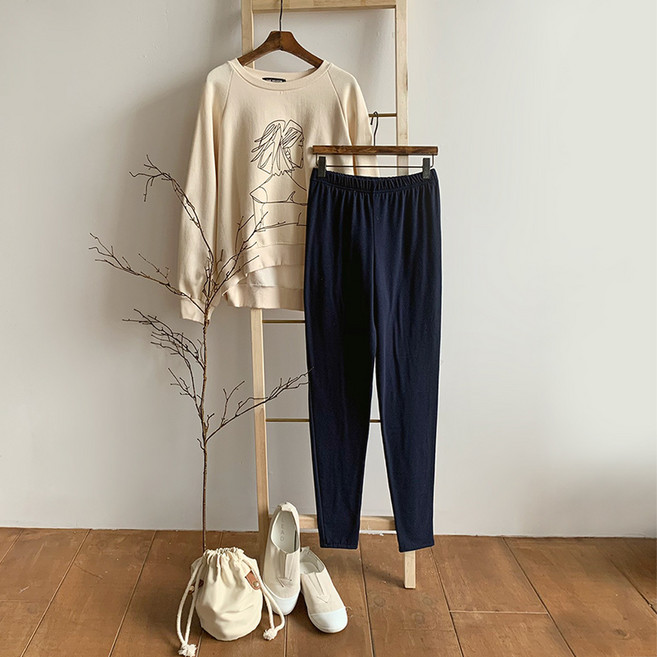 스판 기모레깅스 쫄바지