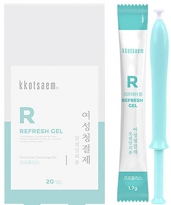 웨트러스트 꽃샘 리프레쉬 젤 여성청결제, 1.7g, 60개