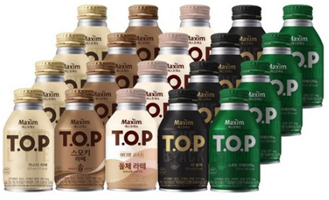 티오피 캔커피음료 5종 4개씩 혼합세트(더블랙 + 스위트아메리카노 + 마스터라떼 + 돌체라떼 + 스모키라떼), 275ml, 20개