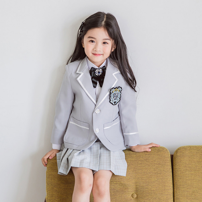 키즈톡톡 블레어 여아정장 (쟈켓+블루치마) 15호 주니어 합창단 단체복 빠른출고