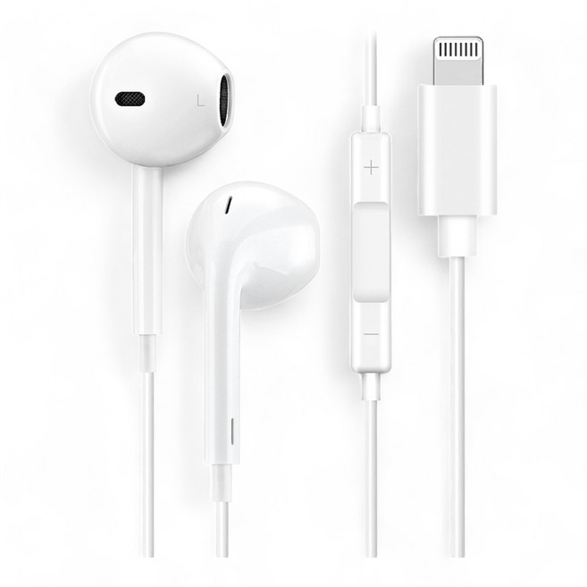 아이폰 11/12/13 미니 프로 프로맥스 추천 라이트닝 8핀 오픈형 유선 아이폰, 화이트